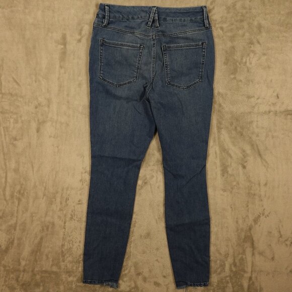 Good American jeans good waist women's 12/31 tall blue stretchy - Picture 9 of 12